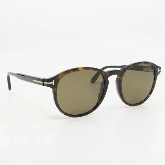 Tom Ford TF834 52M New Tortoise/ Brown Polarized DANTE Sunglasses 52mm with box - Picture 3 of 6
